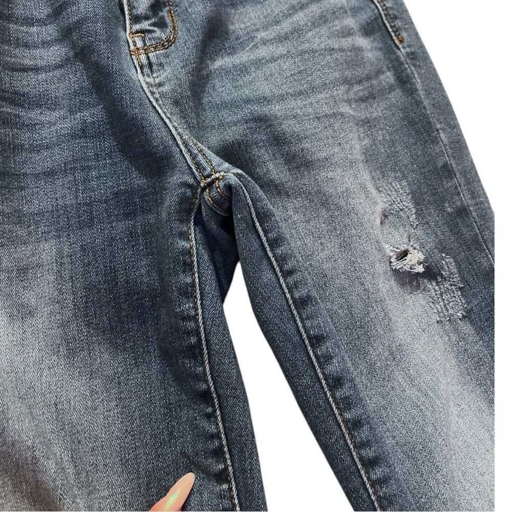 ✅SOLD✅Judy Blue Joshua Dark wash Straight Leg Cuffed Jean Size 9/29 - Picture 5 of 8